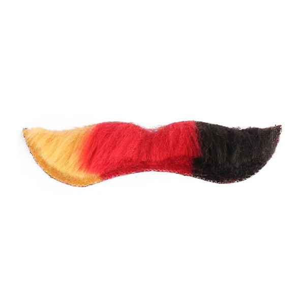 6 stk. Tysklands flagg Mustasje Falsk Kostyme Skjegg for Karneval Festival Halloween Cosplay6stk