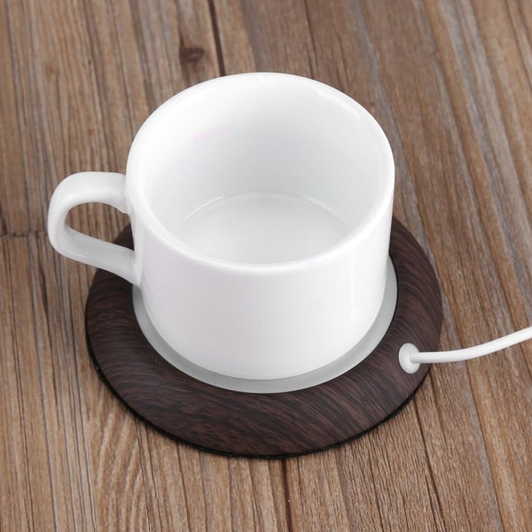 Opvarmet Coaster USB Heated Coaster er velegnet til opvarmning af coastere til kontorer, kontorer og cafeer Dybt trækorn