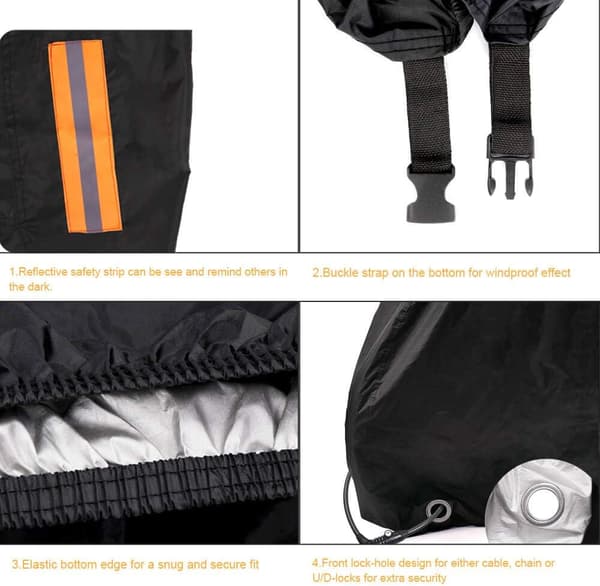 Foldable Lock 85 cm with 26 High Security Padlocks for Bicycles