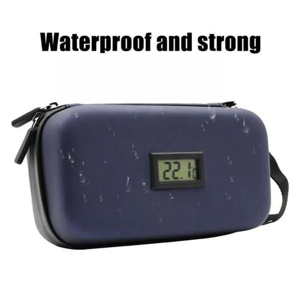 Insulinkjølebag, isolert insulinpose, varmeisolering, temperaturdisplay, tilbehør