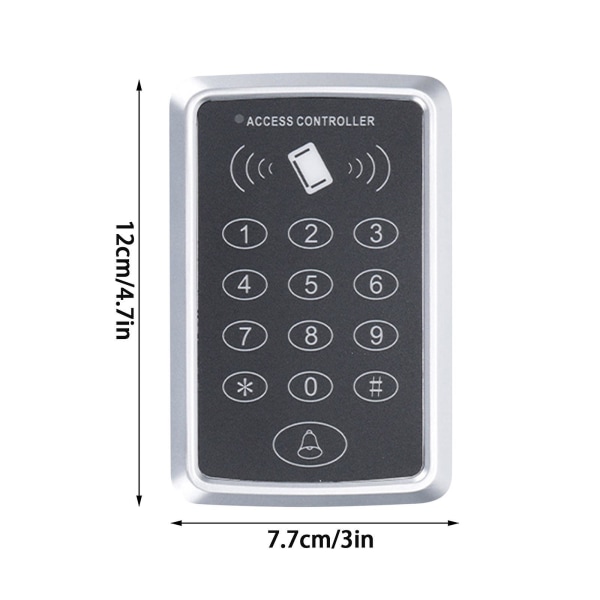 Nøkkelfri dørlås med tastatur, Smart Lock elektroniske låser for berøringsskjermtastaturer på inngangsdøren