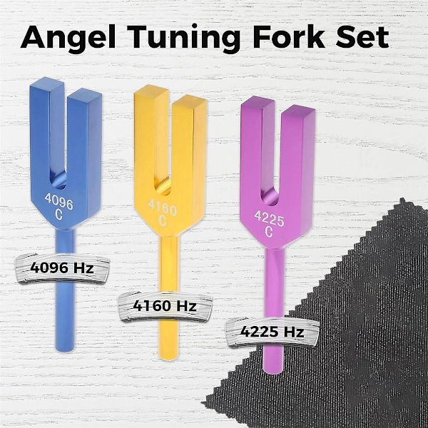 Stämgaffelset 4096 Hz 4160 Hz 4225 Hz Stämgaffelset för ljudhealing, musikinstrument
