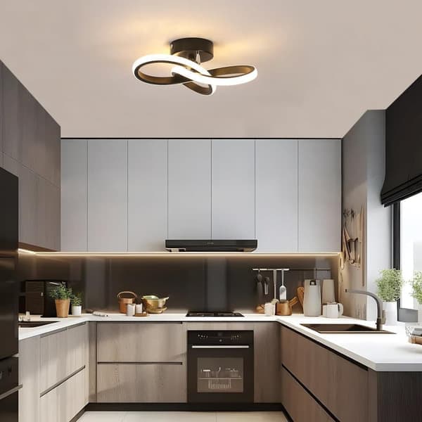 Modern LED Ceiling Light 22W, 2500LM, Clover Shape, Warm White 3000K, 25 cm