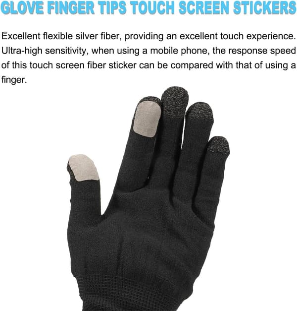 Pakke med 40 handsker Touch Screen Sticker 1\"x0.8\" Ultra Høj size_name 2M