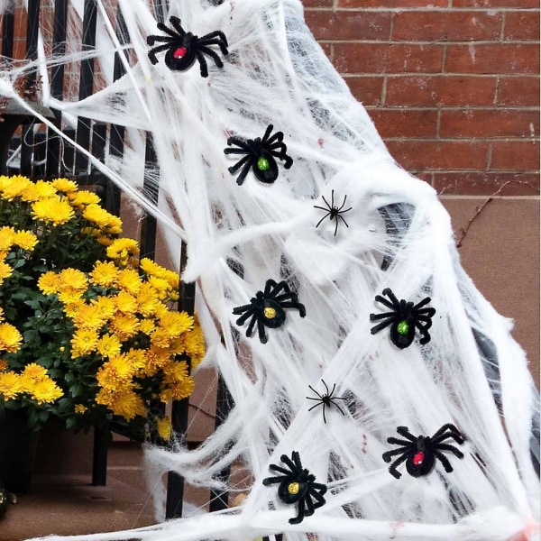 Halloween hämähäkki- ja set sisä- ja ulkokäyttöön