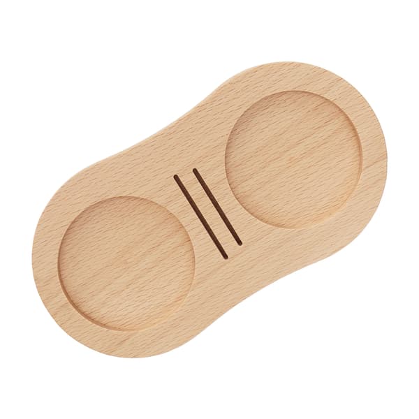 Wooden Coffee Tamper Mat, Powder Press, Water Distribution Net, Storage Rack, Bookend