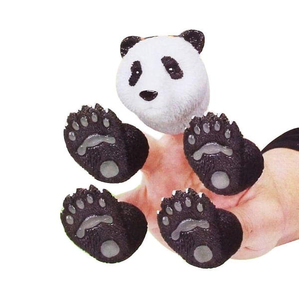 Katt Panda Hund Ekorre Djur Finger Docka Nyhet Leksak Finger Docka Rekvisita GiftPanda