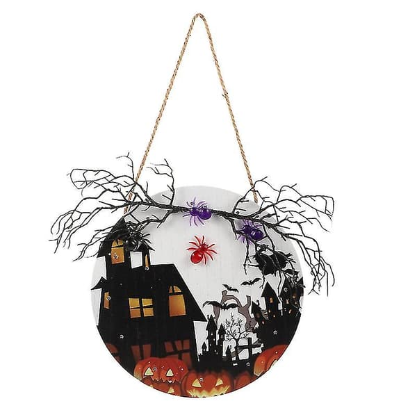 1 stk. Lysende Halloween Velkomstskilt til Halloween Dekorationer