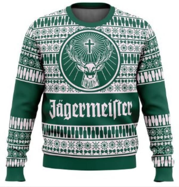 Bebetter Jägermeister Stygg Julegenser Pullover Herre 3D Genser Topper Høst Og Vinter Klær A-xdd L L