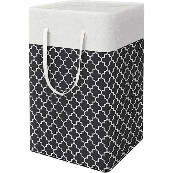 HA~Large Laundry Basket - Freestanding Waterproof Laundry Hamper with Extended Handle - Foldable Tall Laundry Basket