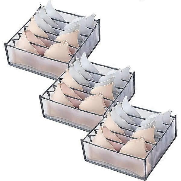 3 Pcs Closet Storage, Underwear Organizer Bra Organizer