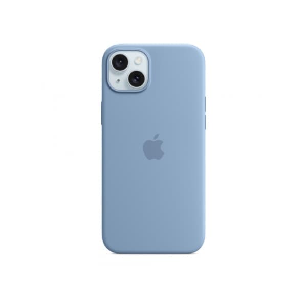 Apple iPhone 15 Plus silikonecover med MagSafe Vinterblå MT193