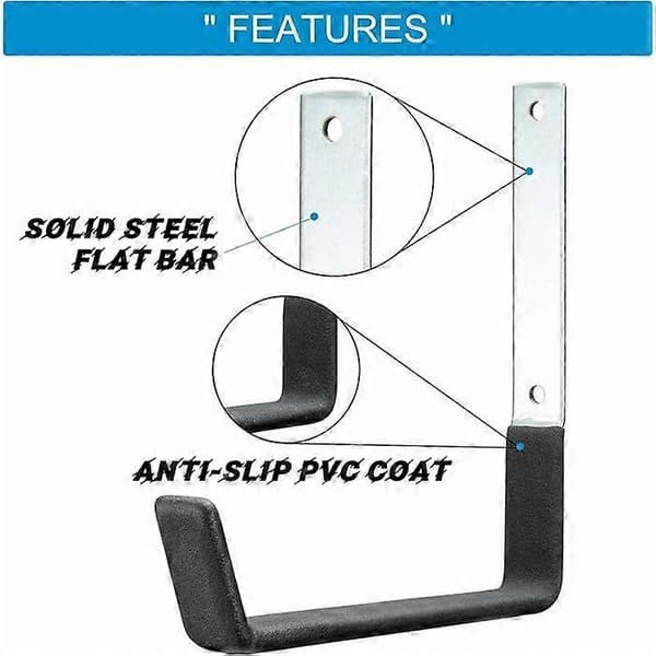 Garage Wall Hooks, Heavy Duty Storage Hooks for Garage (Small 9 x 12 cm)