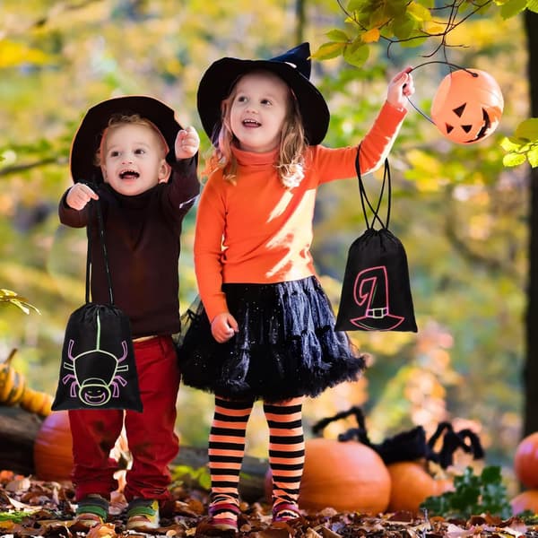 24 st Halloween-dragskoväskor Spökfestpåse size_name 1.57 Inch
