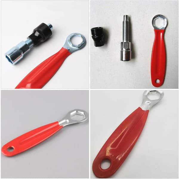 Mountain Bike Crank Arm Removal Tool Kit, Carbon Steel Crank Puller