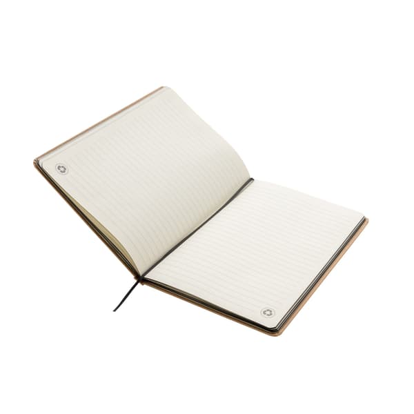 XD Collection kraft A5 notesbog One Size Sort Black One Size