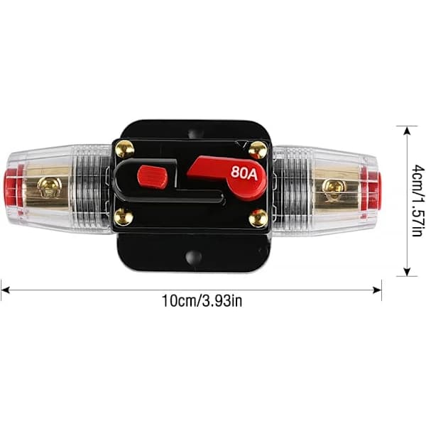 Vanntette sikringsholdere for bilstereo, platinabelagte terminaler sikrer lang levetid i 12-24V DC-systemer