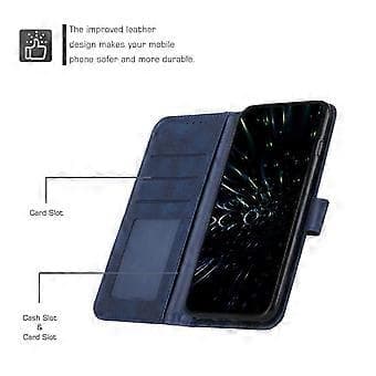 För Samsung Galaxy A06 Fodral Ställ Flip Skyddande Läder Telefonskal Stil D Style D