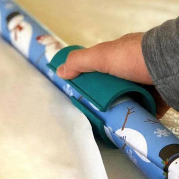 Omslagspappersskärare, omslagspappersskärningsverktyg Kreativt glidande pappersrullskärare glidskärare Används för födelsedag bröllop julklappsinpackning(