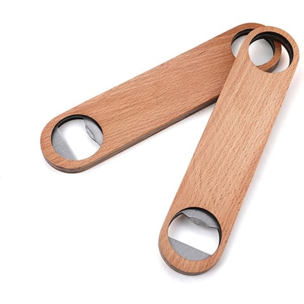 Flasköppnare, Platt Ölflasköppnare, Flasköppnare i Rostfritt Stål, Vinflasköppnare, Sodaflasköppnare, Ölflasköppnare Köksredskap (4 st)