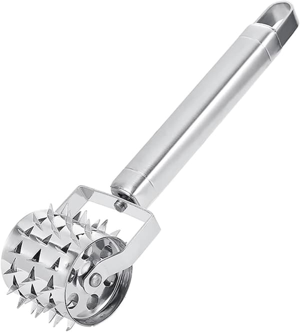 Stainless Steel Meat Tenderizer Hammer 18 cm, Kitchen Tool for Steak, Pork Chops, Marinade, Tenderizing Mallet
