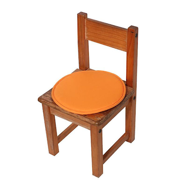 1 kpl Makeanväriset Pyöreä Tuolin Pehmuste Koti Kangas Paksuuntunut Ruokailutuolin Pehmuste Pyöreä Jakkara Pehmuste oranssi