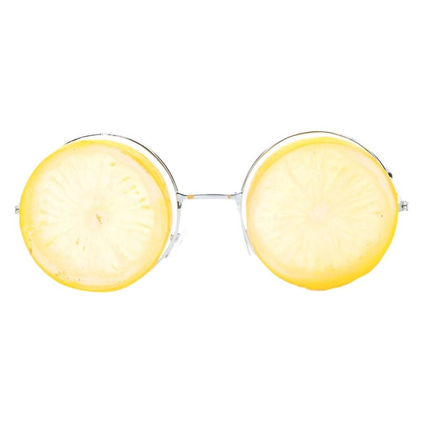Roliga Dansfest Makeupglasögon Citronögon för Maskeradfest (gul)Gul Yellow