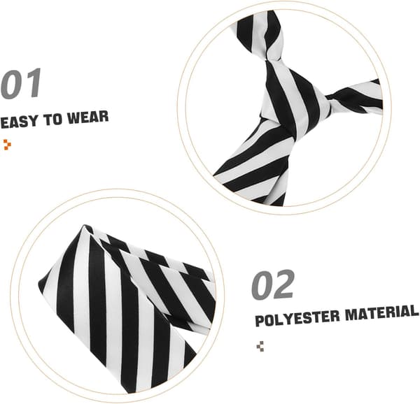 Smalstripet slips for menn, forretningsslips for formelle anledninger, stilig design
