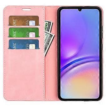 Skal för Samsung Galaxy A06, Läderplånboksfodral med Skin-Touch Style B Style B