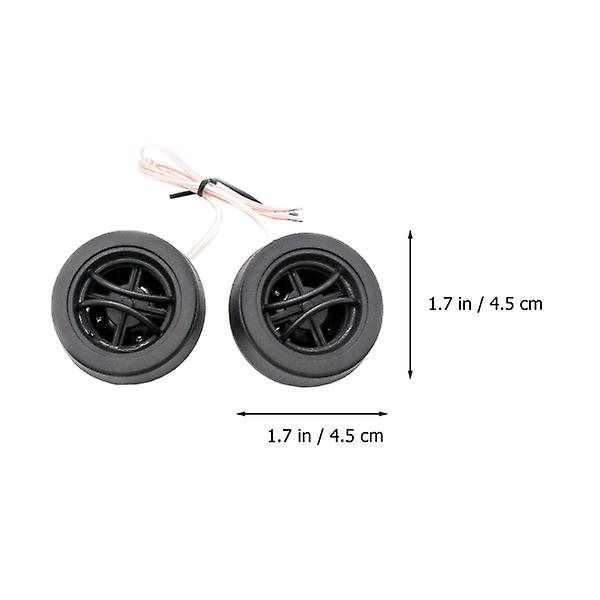 Högtalare Bil Bil Diskanthögtalare Diskanthögtalare Högtalare Bil Ljudsystem HornSvart4.5X4.5cm