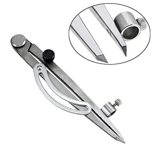 Leather Craft 12.5cm Scratch Compass Strong Sewing Stitch Line Circle Wing Divider Marking Tool