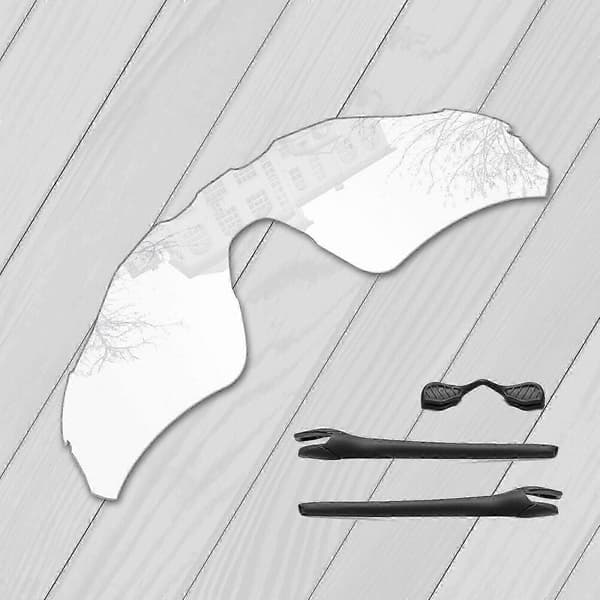 Oakley Radar EV Path OO9208 Replacement Lenses and Nose Pad Kit HD Clear-Non Polarized HD Clear-Non Polarized