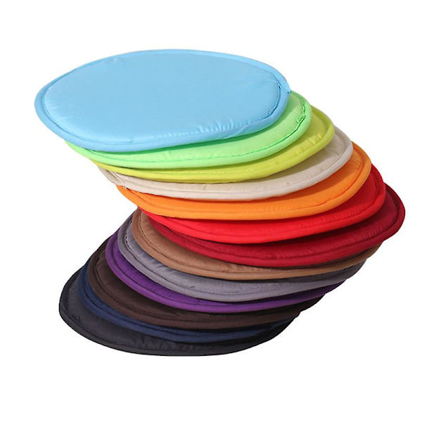 1 stk Rundt Pute i Candy-farger Hjem Tekstil Tykk Stolpute Rund Stolpute Beige