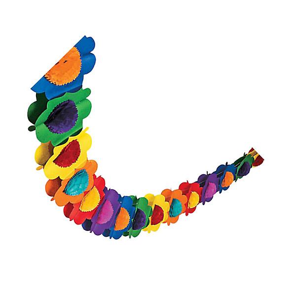 Havaiji-teemainen syntymäpäiväkoriste, viirinauha, syntymäpäiväjuhlakoriste, pom pom -pallot, paperikukkaköynnös