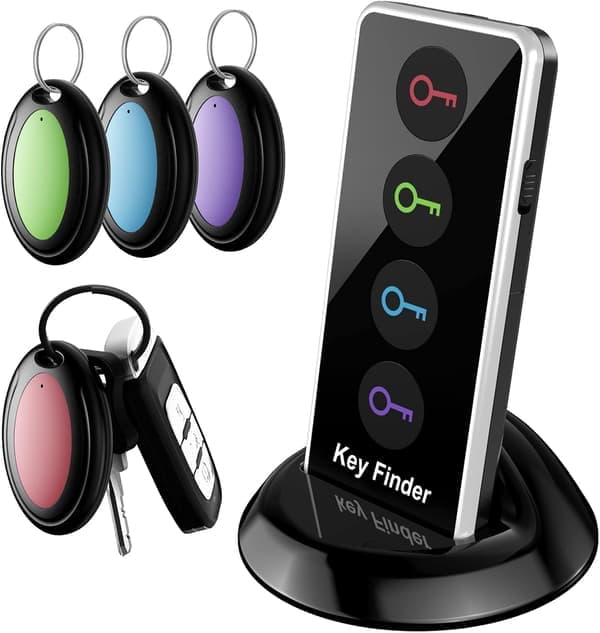 Wireless Key Finder LED Search Light Tracker for Keys Phone Wallet 40m Waterproof [Ho]