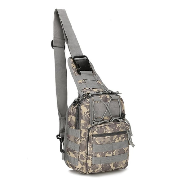 Menn Tactical-ryggsekk Outdoor Chest Pack Skulder Sling Bag Praktisk Sport BagACU