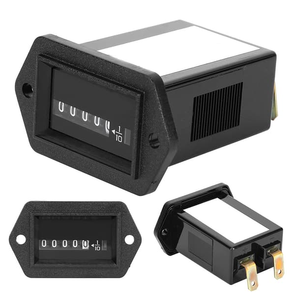 Generator Hour Meter, DC 6-50V, IP65 Waterproof, for Construction Vehicles
