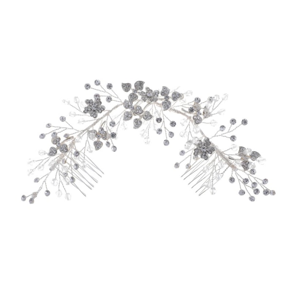 Bridal Headband Pearl Rhinestone Bridal Headband Hair Accessories for Women Girls