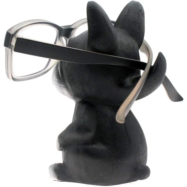 Hundvalp Glasögonhållare Glasögonhållare Solglasögon Display Söt djurdesign dekoration (Bulldog)