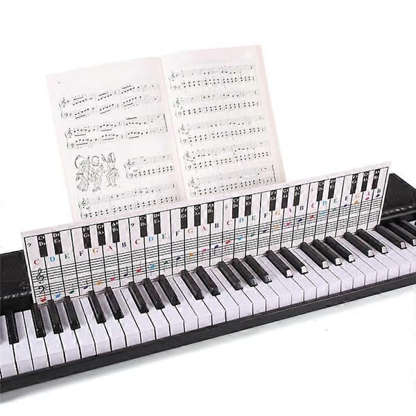 61 Keys 88 Keys Piano Keyboard Reference Chart Five Lines Piano Reference Chart Electronic Piano Finger