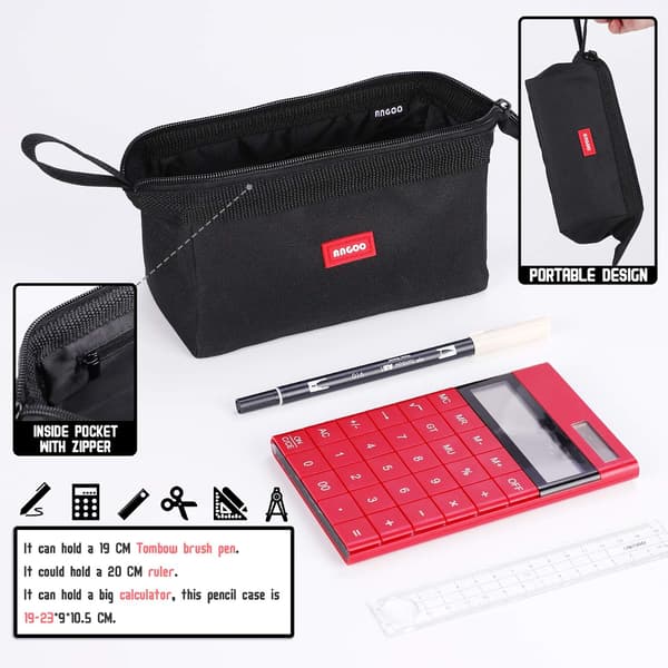 Large Capacity Pencil Case Pen Pouch Makeup Bag