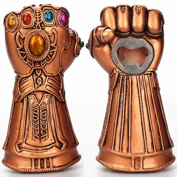 Brun Creative Multipurpose Infinity Thanos Gauntlet Glove Öl Flasköppnare Fashionabla Användbar Soda Glas Cap Remover Tool Hushåll