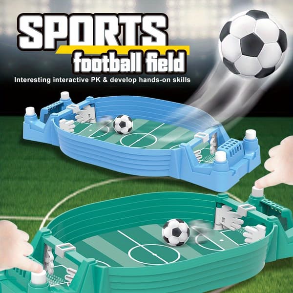 Mini bærbart bordfotballspill for reise Rød Red