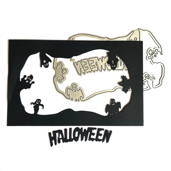 Halloween Pumpa Metallstansmall Stencil Scrapbooking Album Papperskortmall