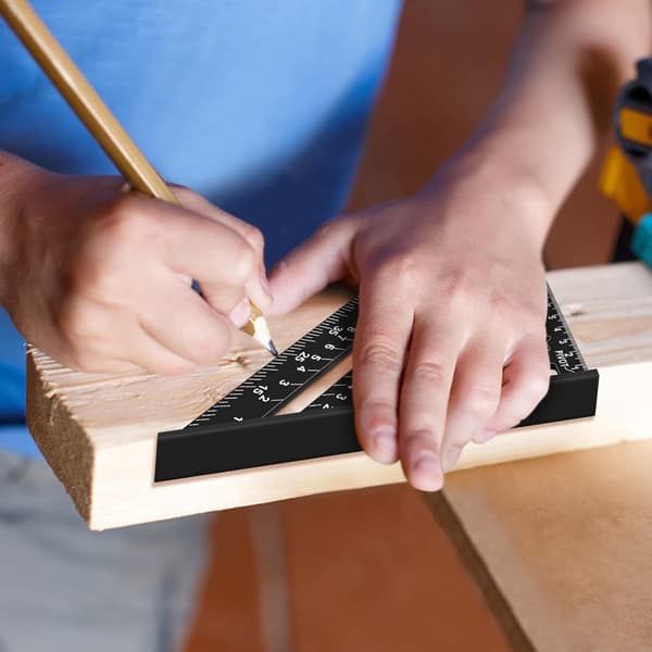 Carpenter's Square, High-Precision Measuring Tool, Scribing Tool for Carpenters, Roofers, Engineers, DIY Tool