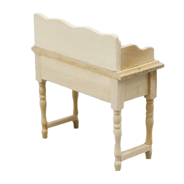 Miniature Skrivebord Model Mini Hus Simuleringsbord Mini Skrivebord 9,1X4X9,2CM