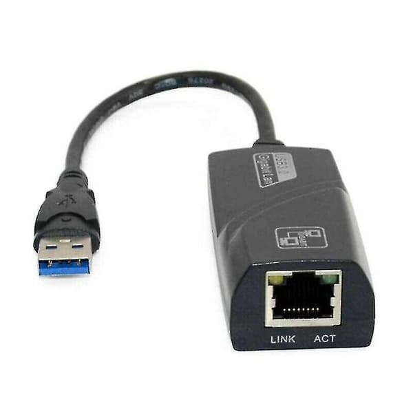 USB 3.0 til Ethernet RJ45 LAN-adapter 10/100/1000 Gigabit for datamaskin PC-nettverk