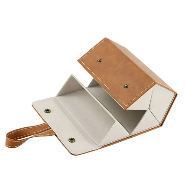 Rejse Solbriller Organizer Foldbar Solbriller Opbevaringskasse Briller Opbevaringsboks