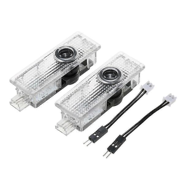 Passer til 2 stk. Passer til Mini Mini Cooper velkomstlysprojektorlys modificeret LED dekorativ