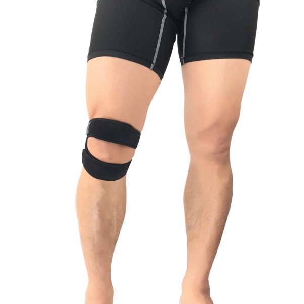 Støttebelte, justerbar trykkknepute for sport, løping, fotturer og trening, knestøttebeskytterstropp